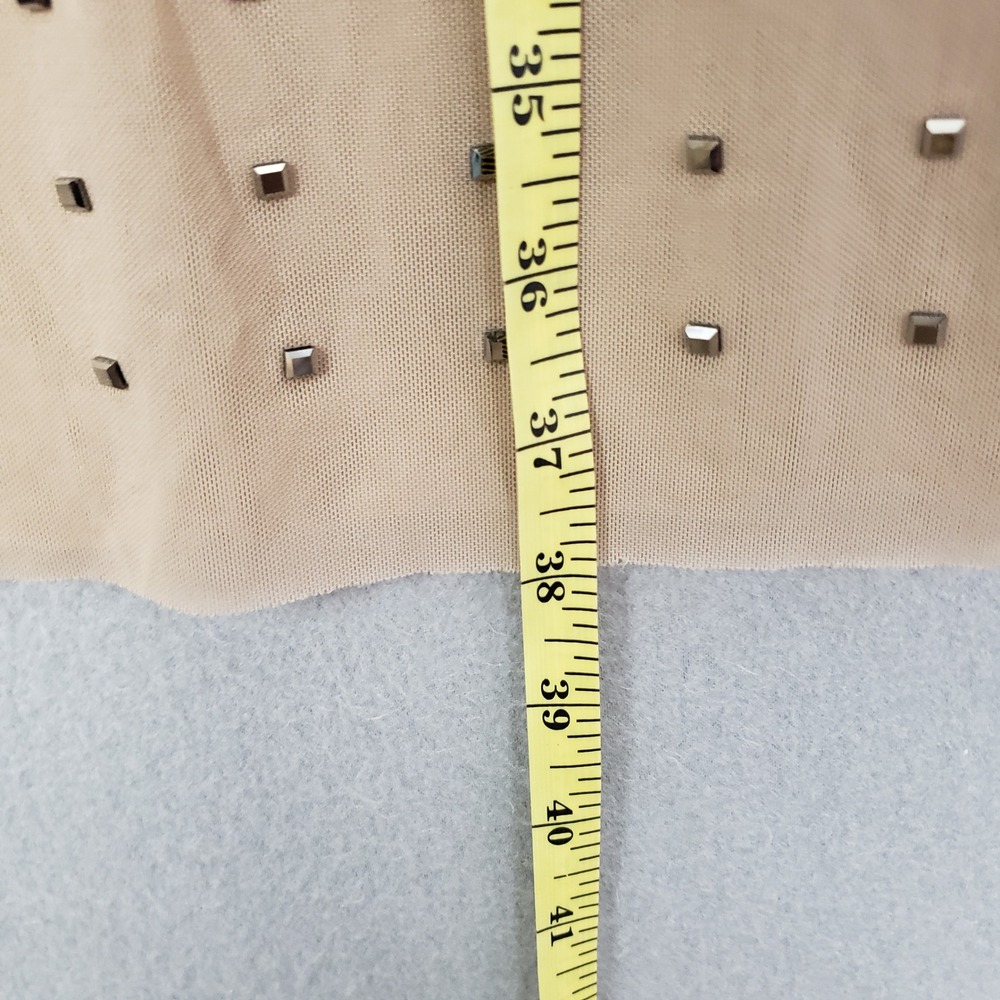Emerson Lang Size S Studded Maxi Skirt Tan Embellished Indie Sleaze Festival NWT - Picture 10 of 11
